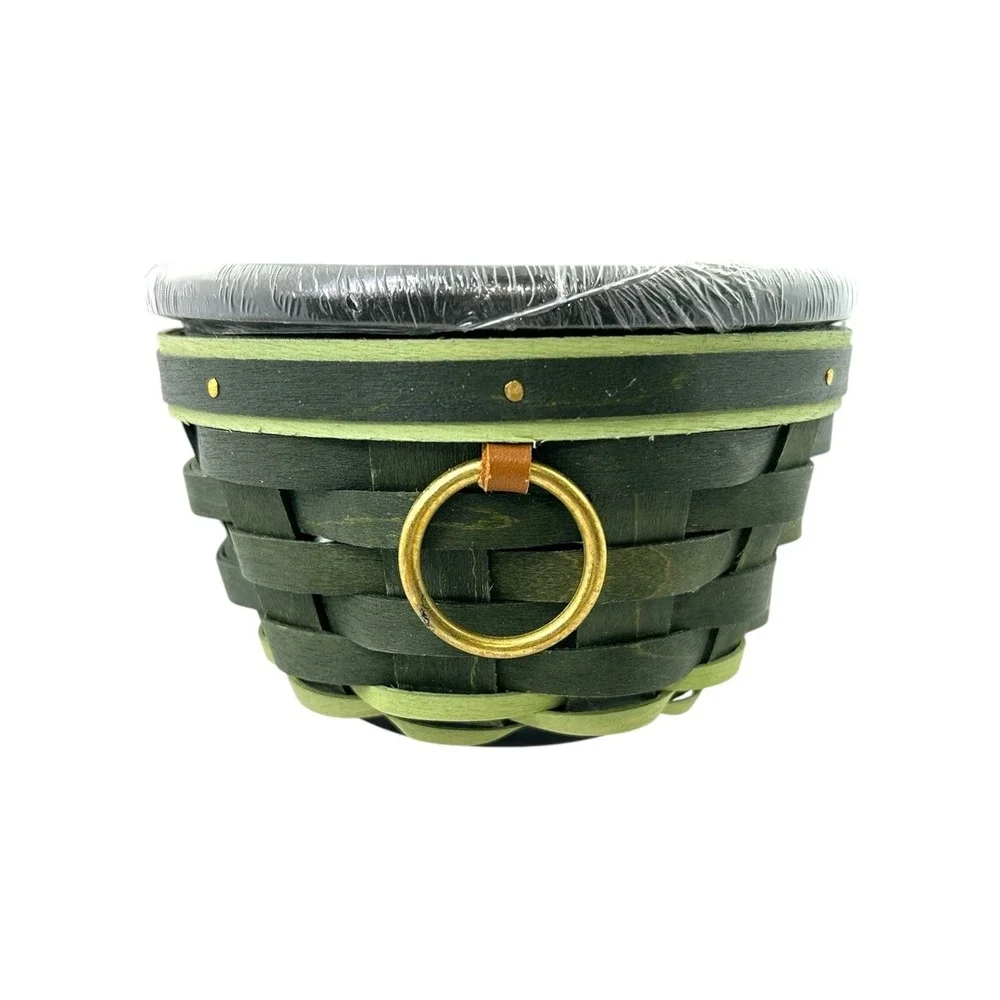 Longaberger 2011 FIELDS OF CLOVER Basket with Sealed Lid & Tags